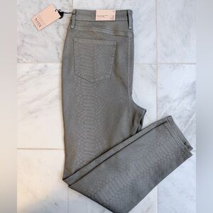 NYDJ Snake Print Gray Jeans